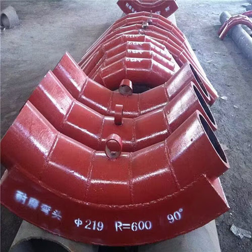 钢厂除灰陶瓷耐磨背包弯头