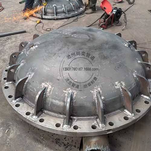 加强焊法兰封头